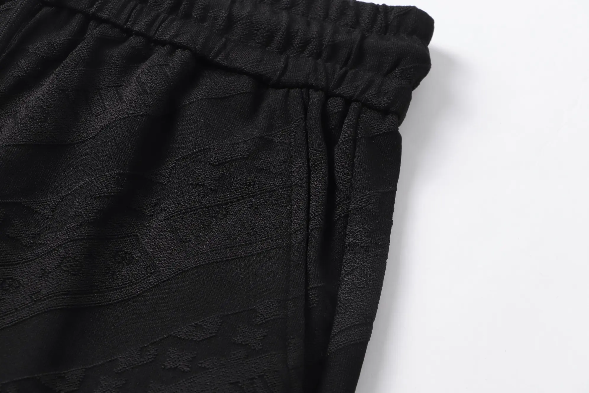 Logo Jacquard Drawstring Casual Shorts D14011015 — view 4