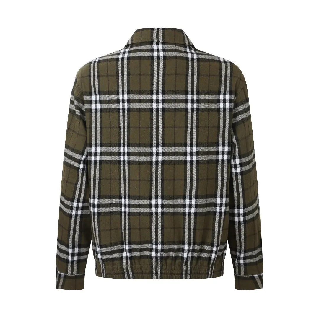 Check Cashmere-Blend Harrington Jacket D42023466 — view 2