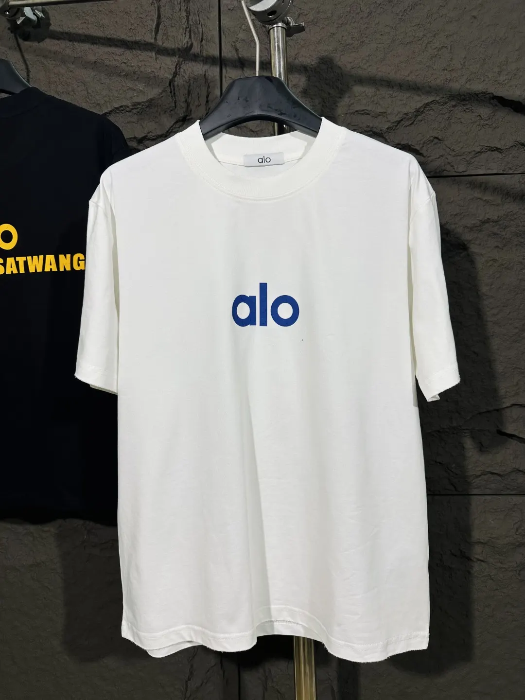 Distressed Logo Cotton Jersey T-Shirt D4515336 — view 2