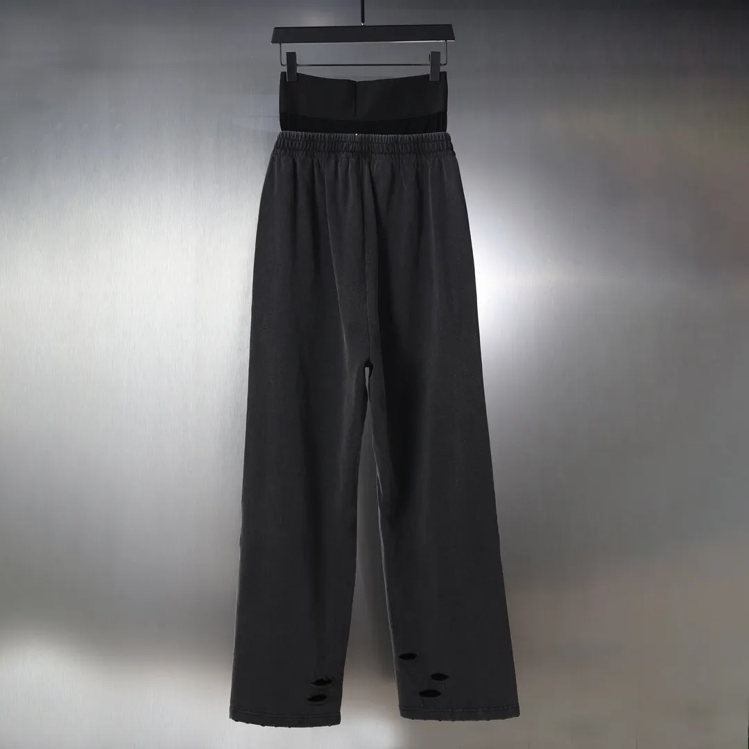 Logo-Waistband Trompe L'oeil Sweatpants D28912567 — view 2