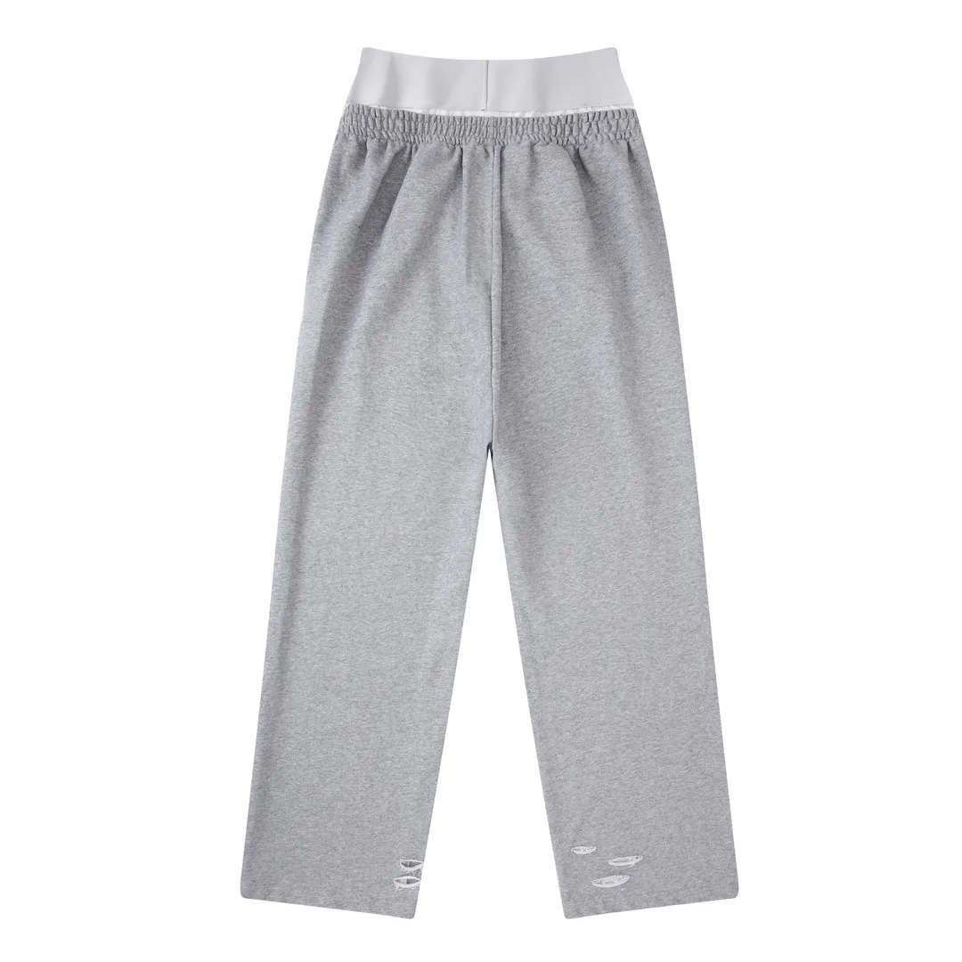 Trompe L'oeil Layered Waistband Sweatpants D28912570 — view 2