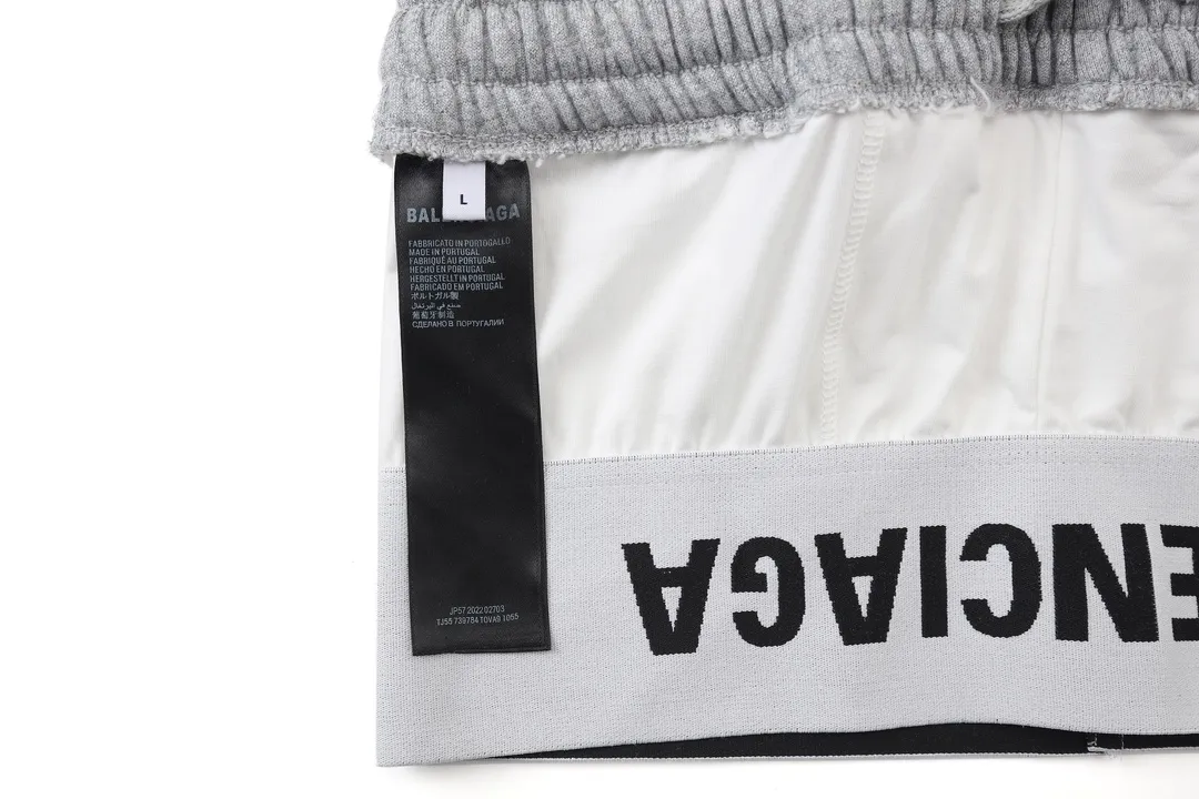 Trompe L'oeil Layered Waistband Sweatpants D28912570 — view 4