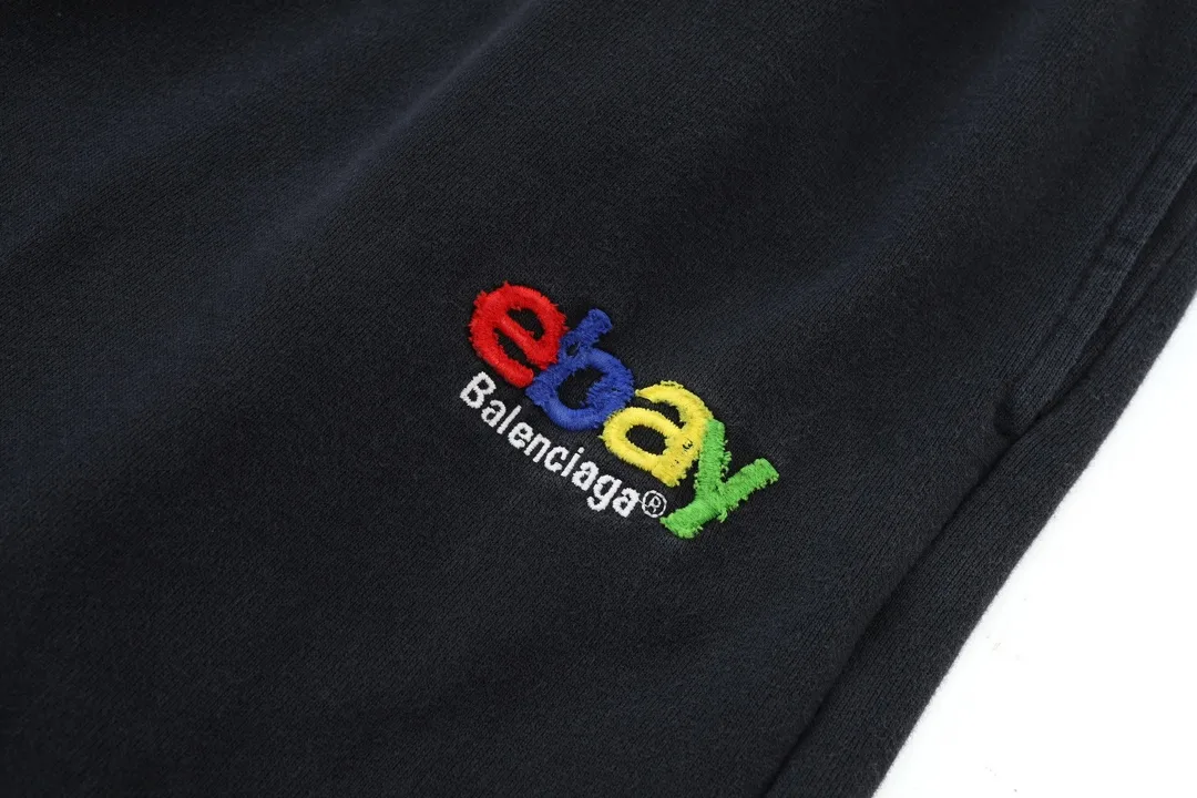 Logo Embroidered Washed Cotton Sweats D23918810 — view 12