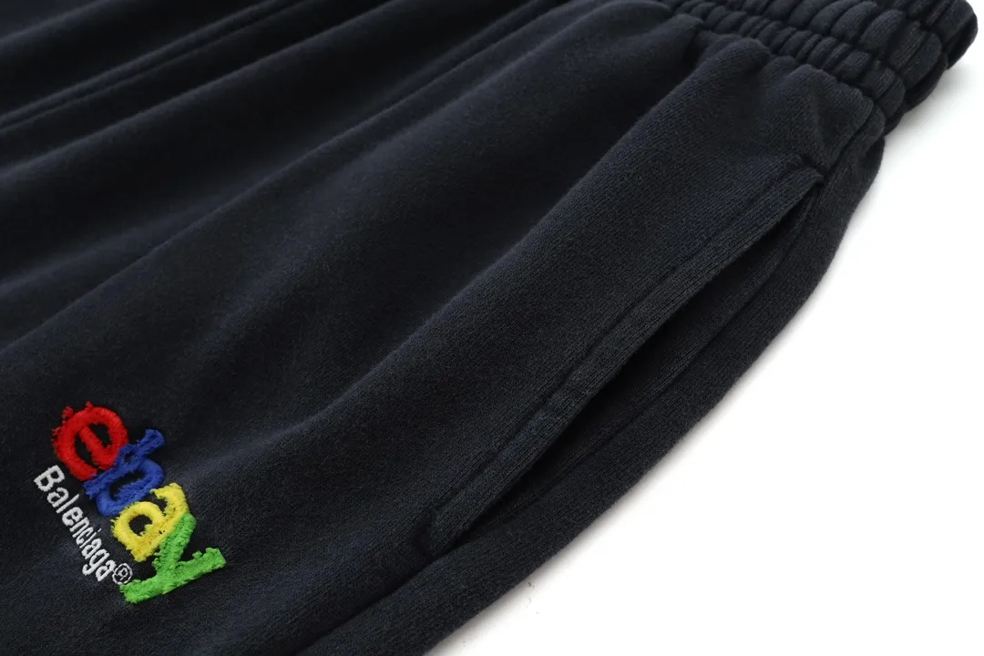 Logo Embroidered Washed Cotton Sweats D23918810 — view 15