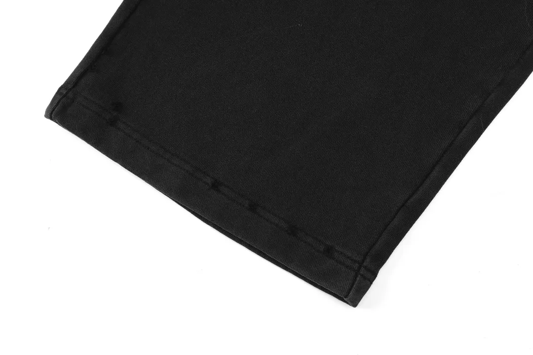 Distressed Logo-Embroidered Cotton-Blend Sweatpants D32512595 — view 3