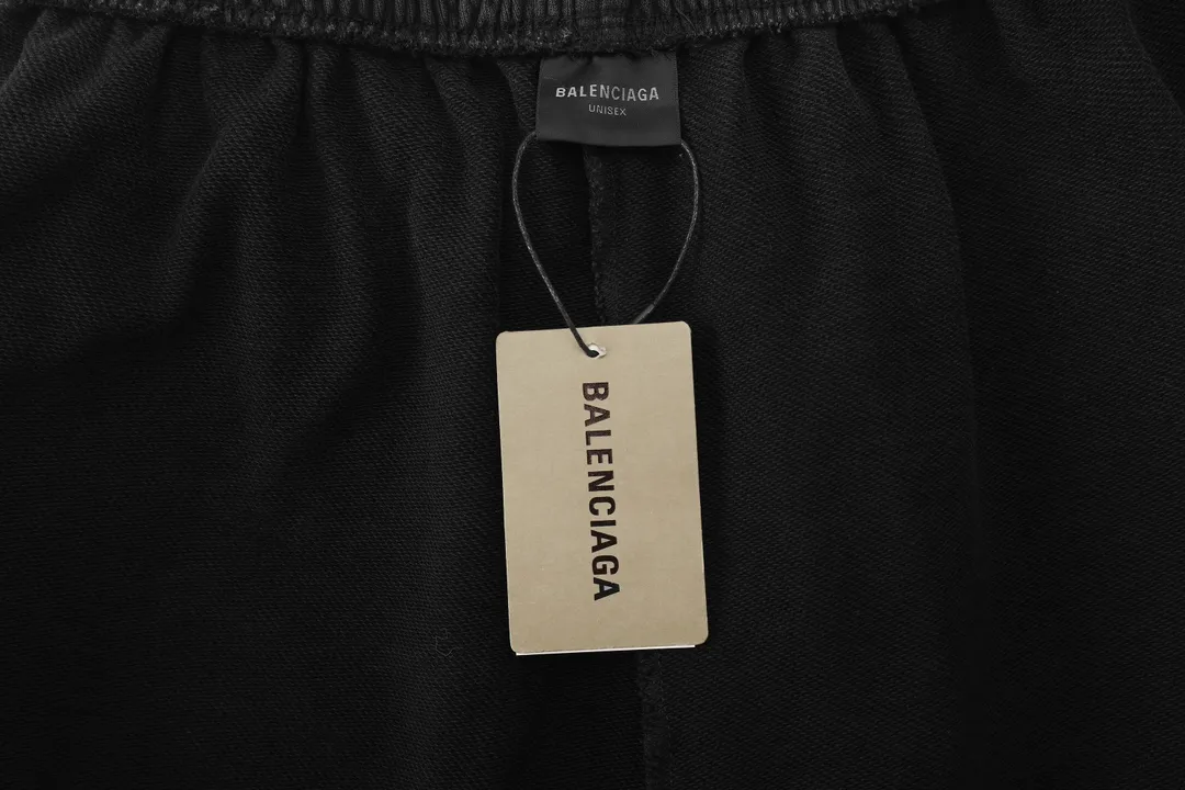 Distressed Logo-Embroidered Cotton-Blend Sweatpants D32512595 — view 8