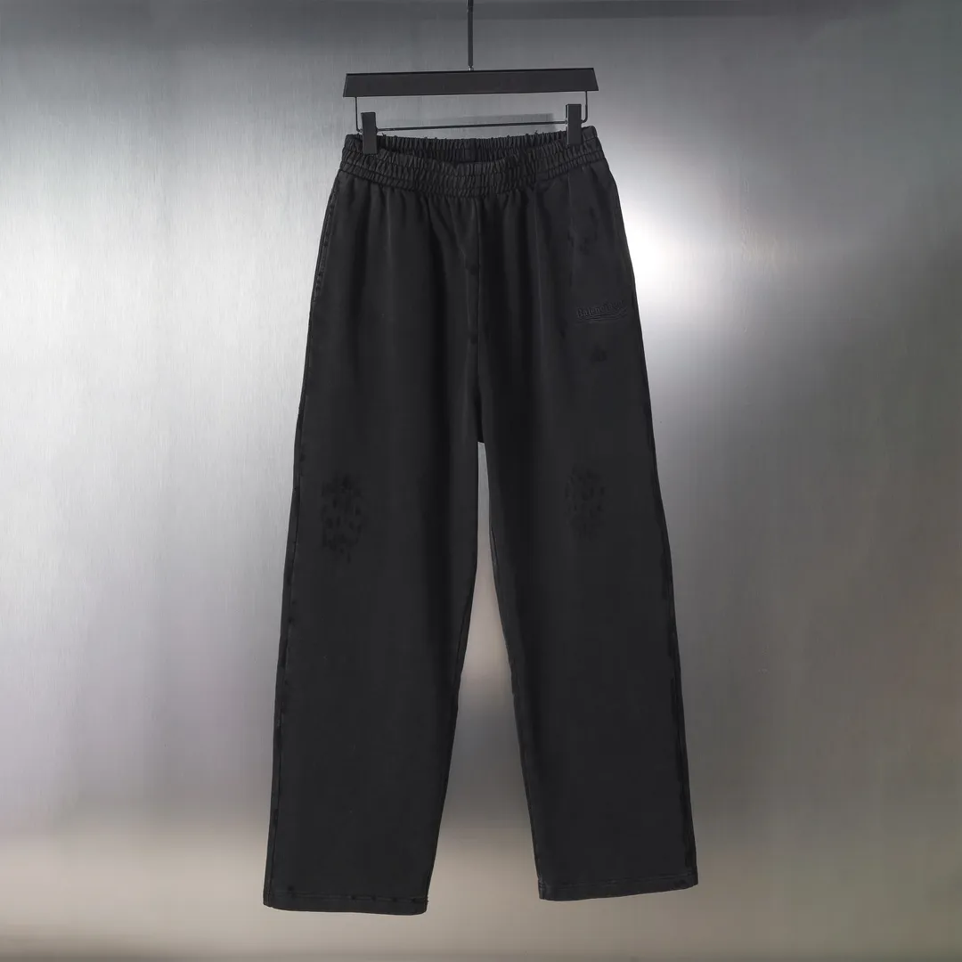 Distressed Logo-Embroidered Cotton-Jersey Sweatpants D32512594