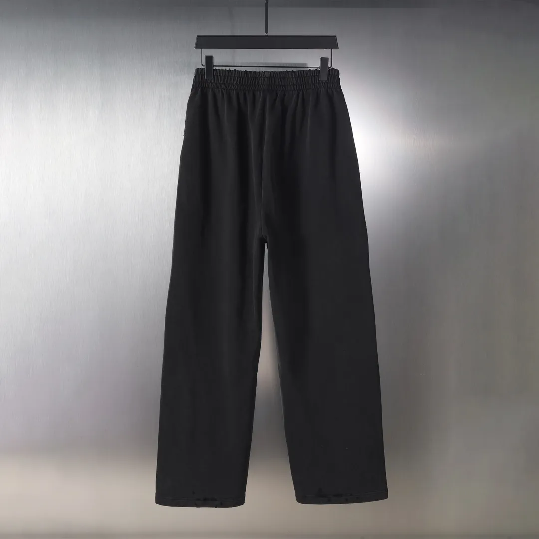Distressed Logo-Embroidered Cotton-Jersey Sweatpants D32512594 — view 2