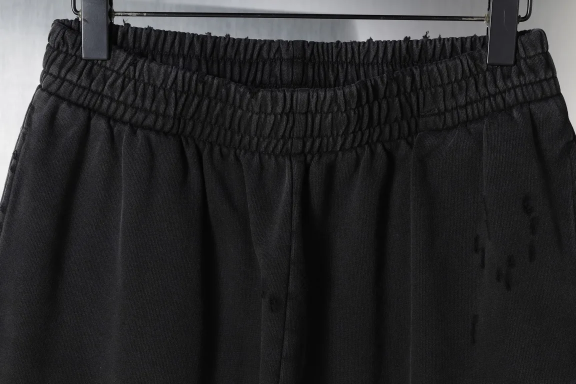 Distressed Logo-Embroidered Cotton-Jersey Sweatpants D32512594 — view 4