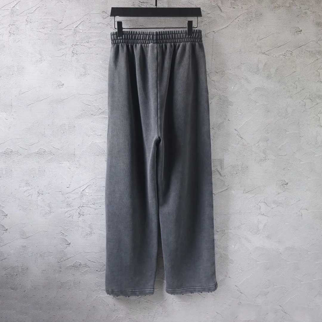 Logo-Embroidered Washed Cotton Sweatpants D30912573 — view 2