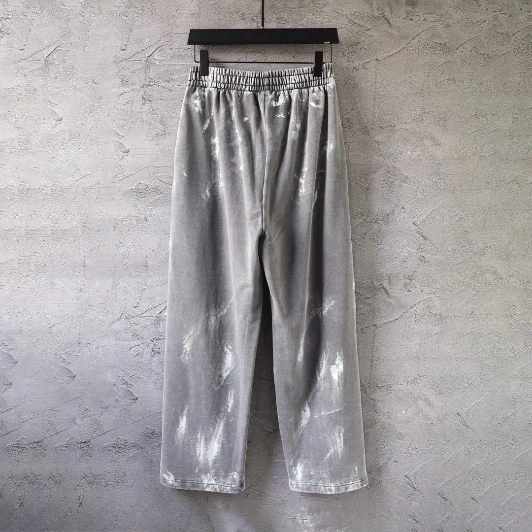 Graffiti Paint-Splatter Embroidered Sweats D30918815 — view 2