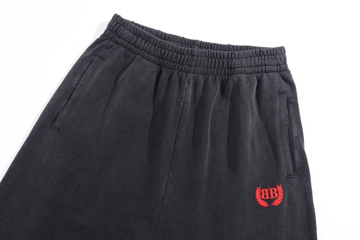 Logo-Embroidered Washed Cotton Sweats D27512566 — view 4