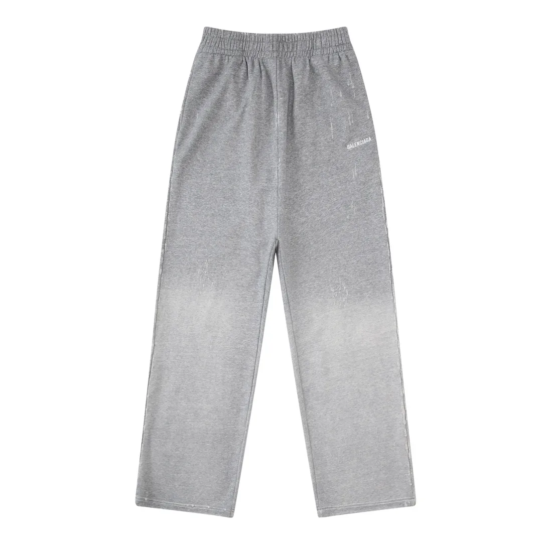 Logo-Embroidered Distressed Cotton-Blend Sweatpants D32512589