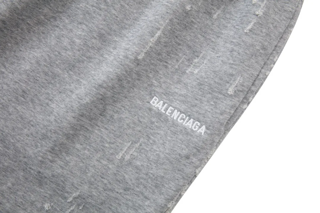 Logo-Embroidered Distressed Cotton-Blend Sweatpants D32512589 — view 3