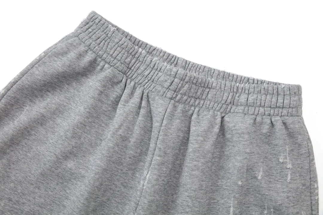 Logo-Embroidered Distressed Cotton-Blend Sweatpants D32512589 — view 5
