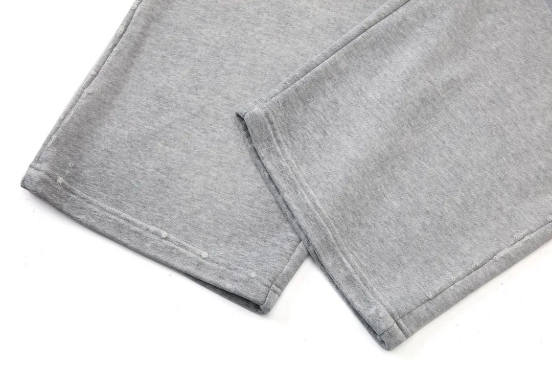 Logo-Embroidered Distressed Cotton-Blend Sweatpants D32512589 — view 6