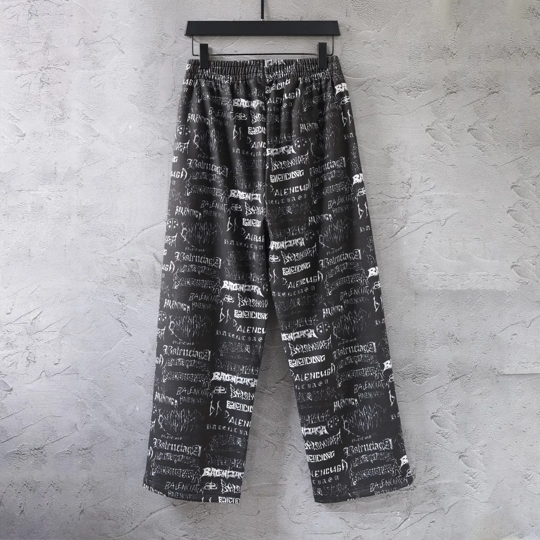 Logo-Print Wide-Leg Sweatpants D30512557 — view 2