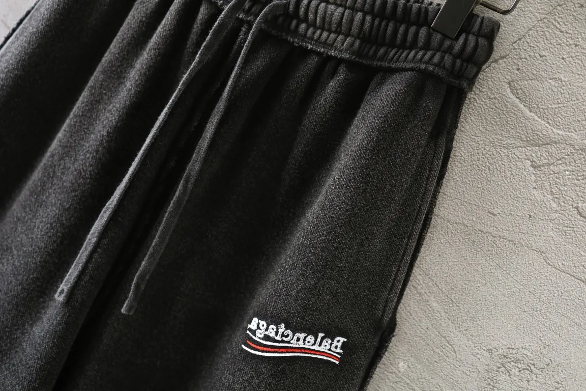 Logo-Embroidered Washed Cotton-Jersey Sweats D29912555 — view 4