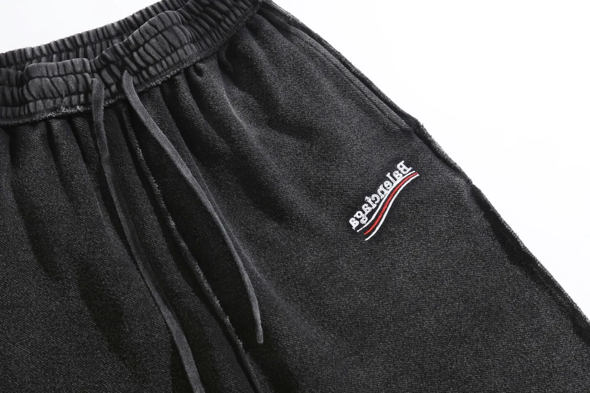 Logo-Embroidered Washed Cotton-Jersey Sweats D29912556 — view 3