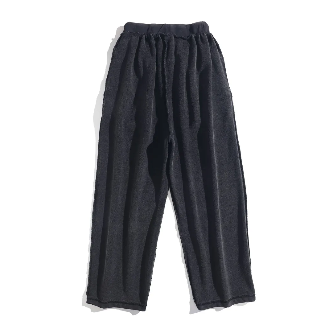 Logo-Embroidered Distressed Cotton-Jersey Sweatpants D29912530 — view 2