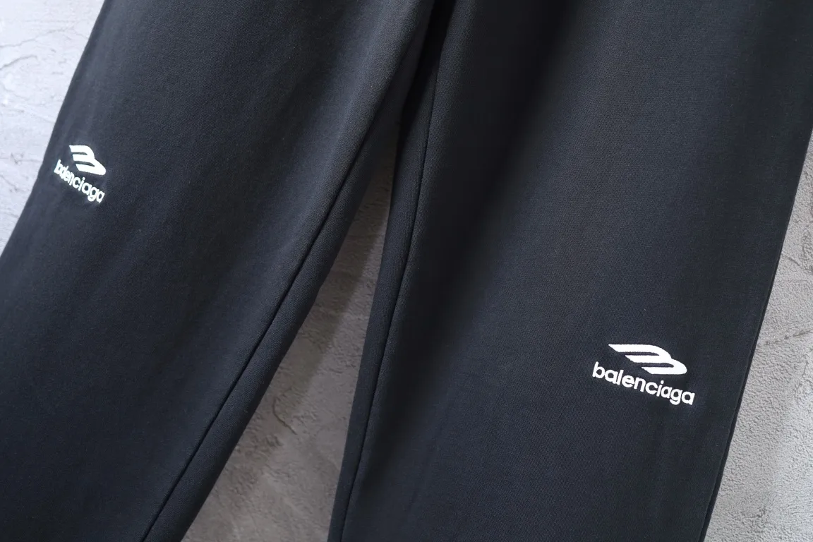 3B Logo Embroidered Wide-Leg Sweatpants D26912525 — view 3