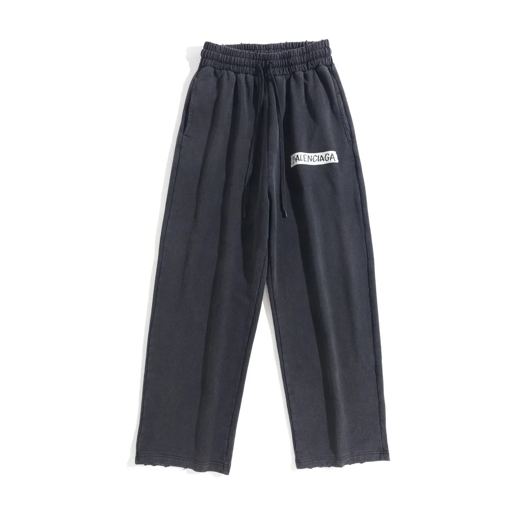 Logo-Print Distressed Cotton-Blend Sweatpants D31912524