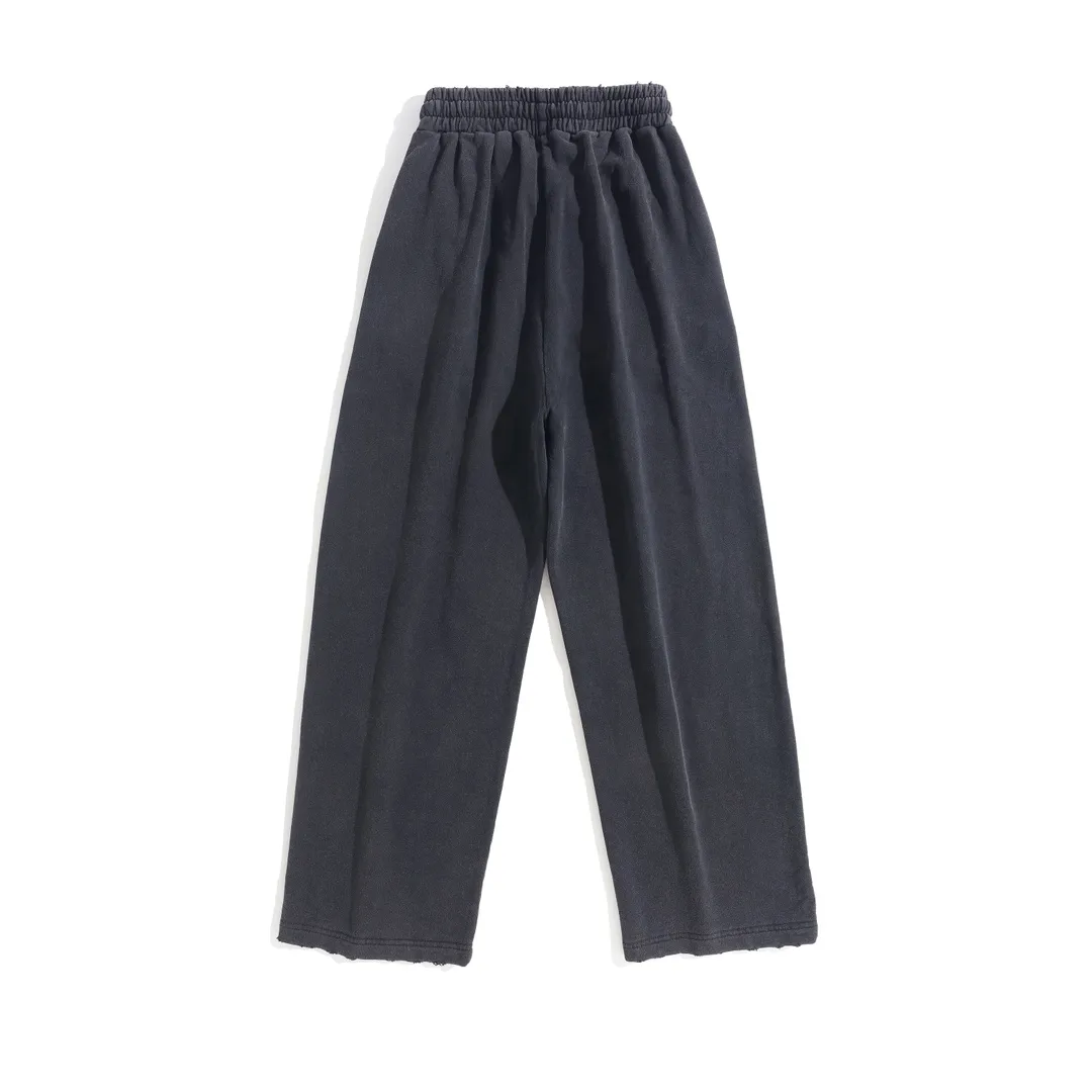 Logo-Print Distressed Cotton-Blend Sweatpants D31912524 — view 2