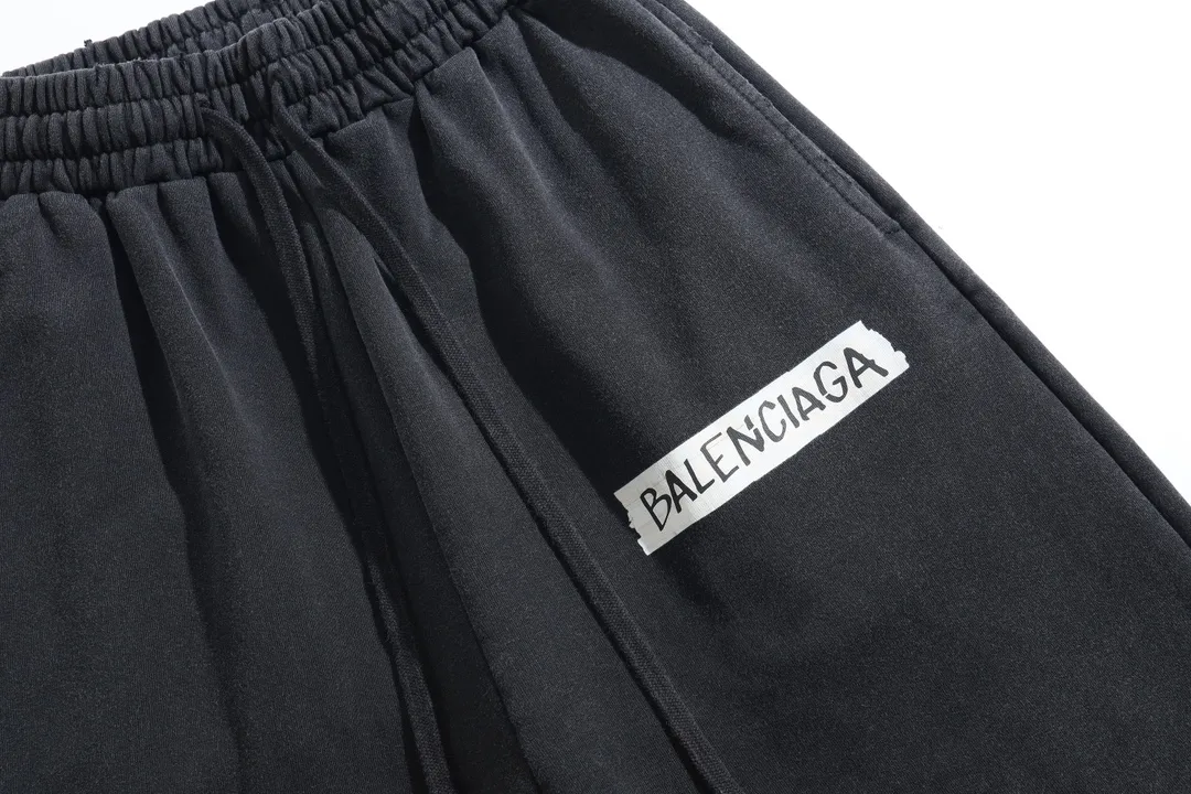 Logo-Print Distressed Cotton-Blend Sweatpants D31912524 — view 5