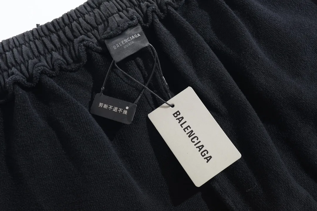 Logo-Print Distressed Cotton-Blend Sweatpants D31912524 — view 9