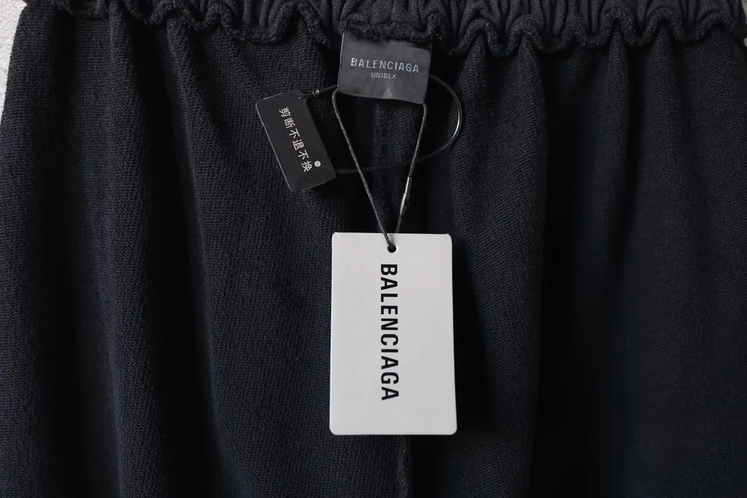 Logo Print Distressed Cotton-Jersey Sweatpants D31912523 — view 8