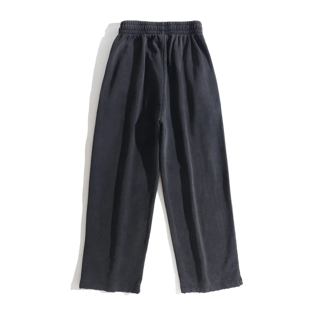 Logo Print Distressed Cotton-Jersey Sweats D29918780 — view 2