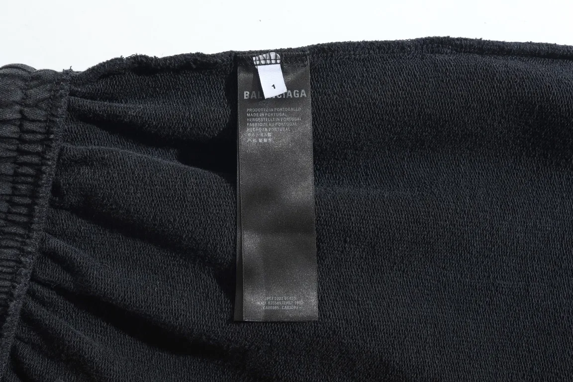 Logo Print Distressed Cotton-Jersey Sweats D29918780 — view 9