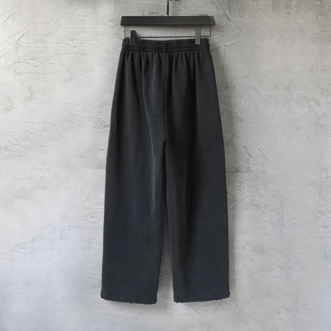 Logo Print Distressed Cotton-Jersey Sweats D29918780 — view 11