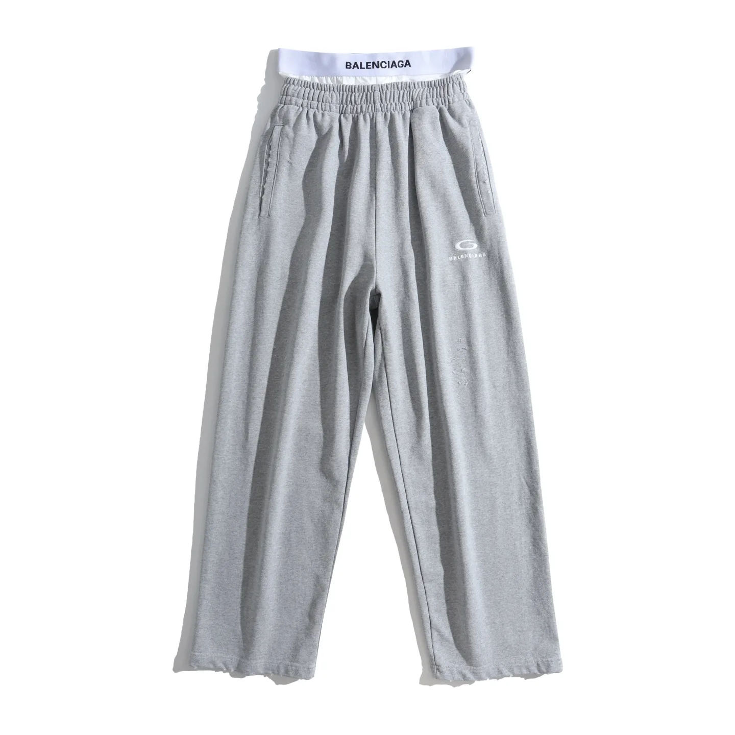 Trompe L'oeil Layered Waistband Sweatpants D25921311 — view 19