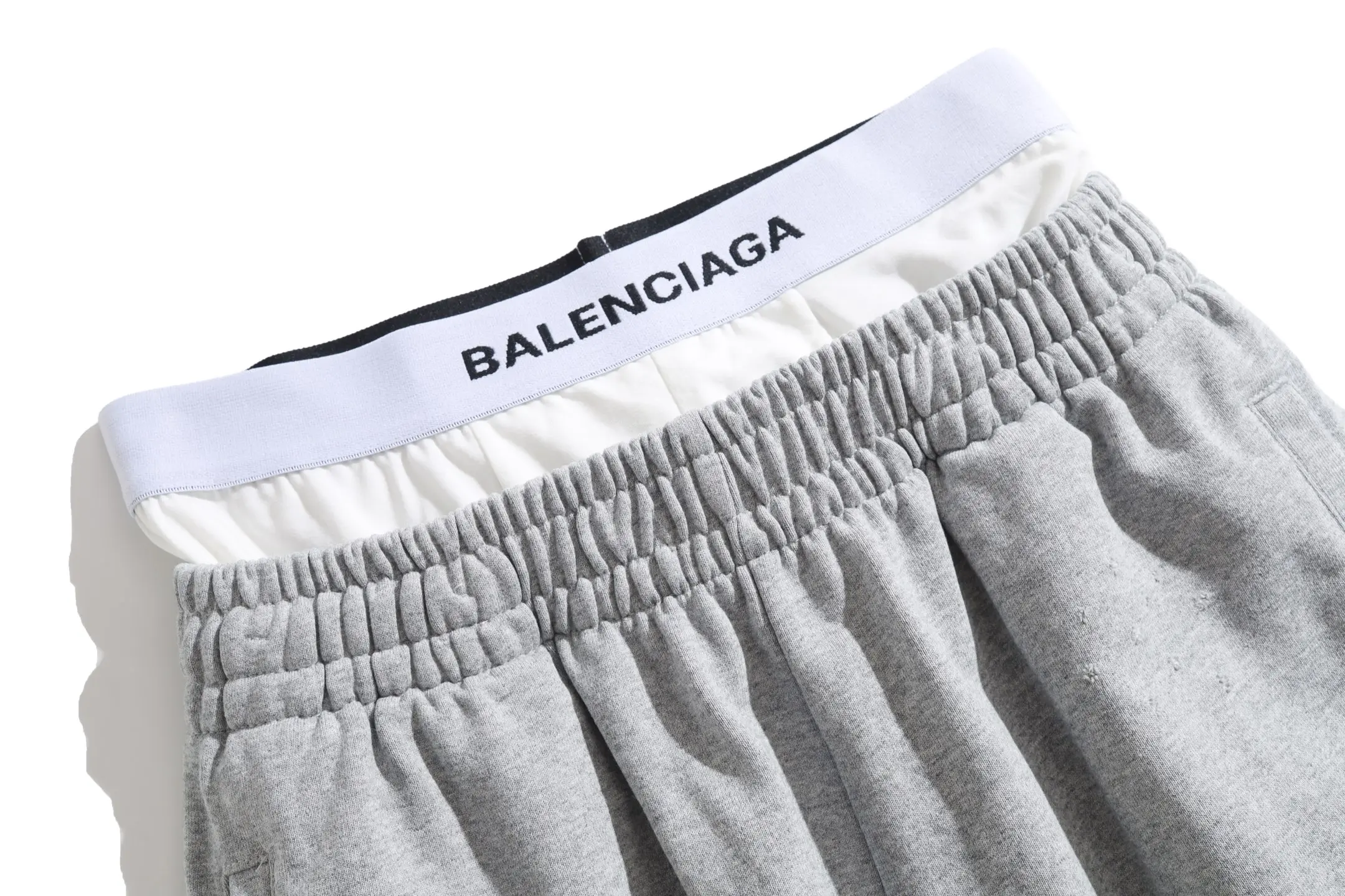 Trompe L'oeil Layered Waistband Sweatpants D25921311 — view 23