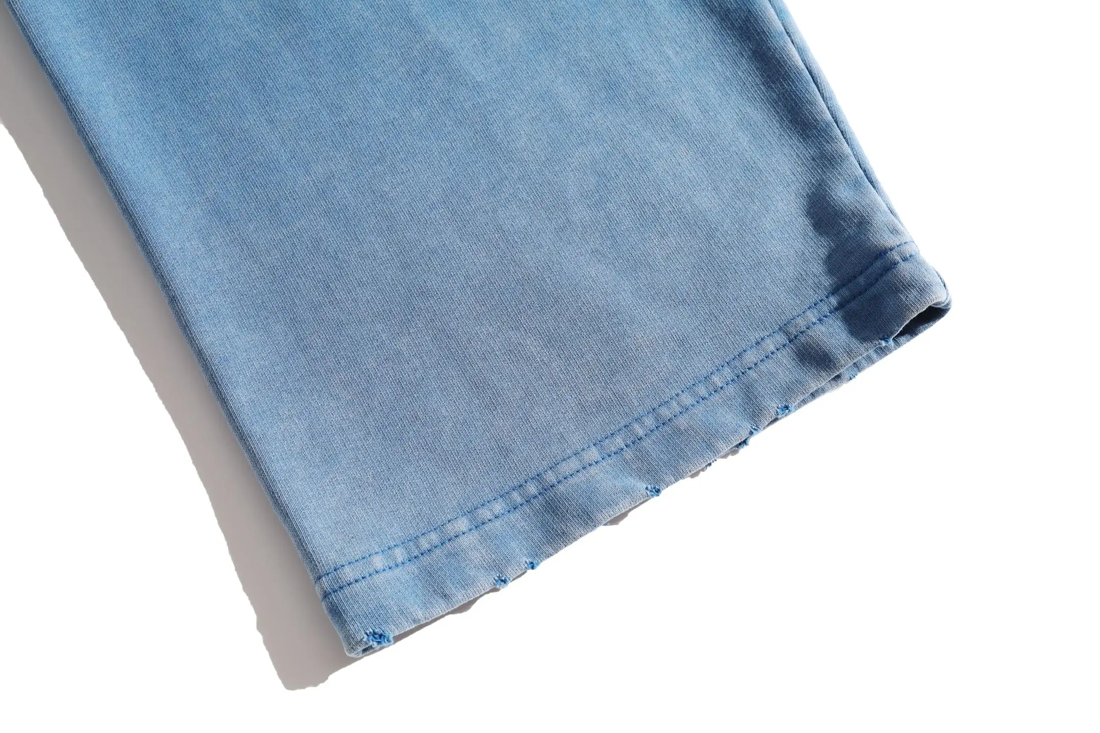 Trompe L'oeil Layered Waistband Distressed Sweats D25918774 — view 14
