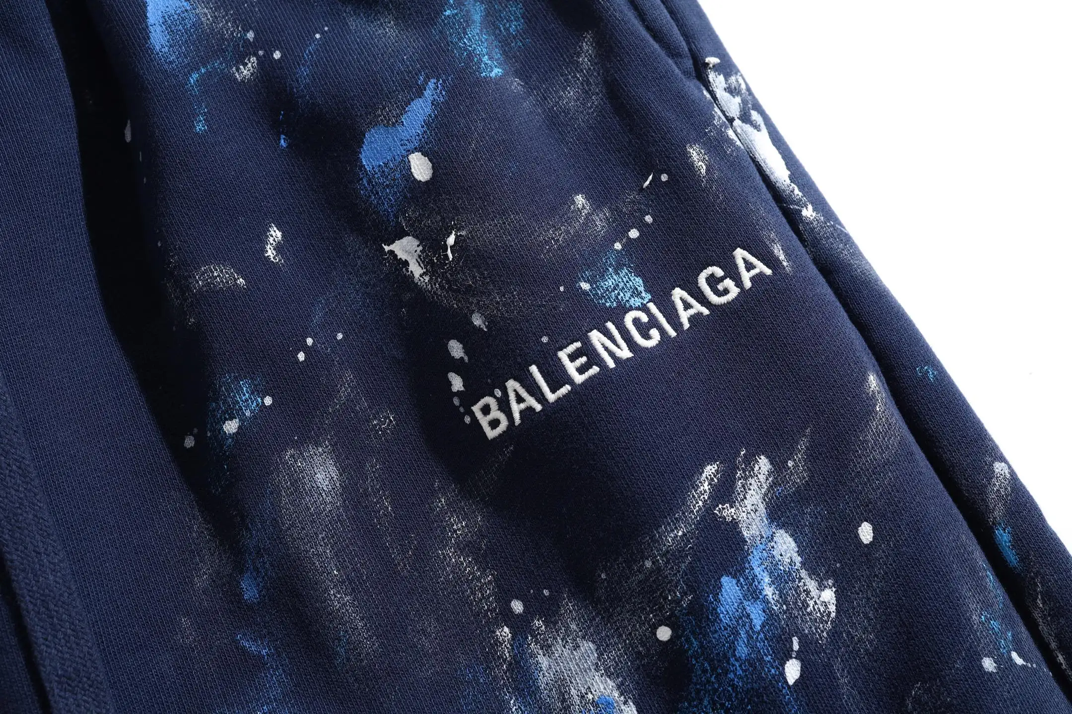 Paint-Splatter Embroidered Cotton Sweats D27918769 — view 7