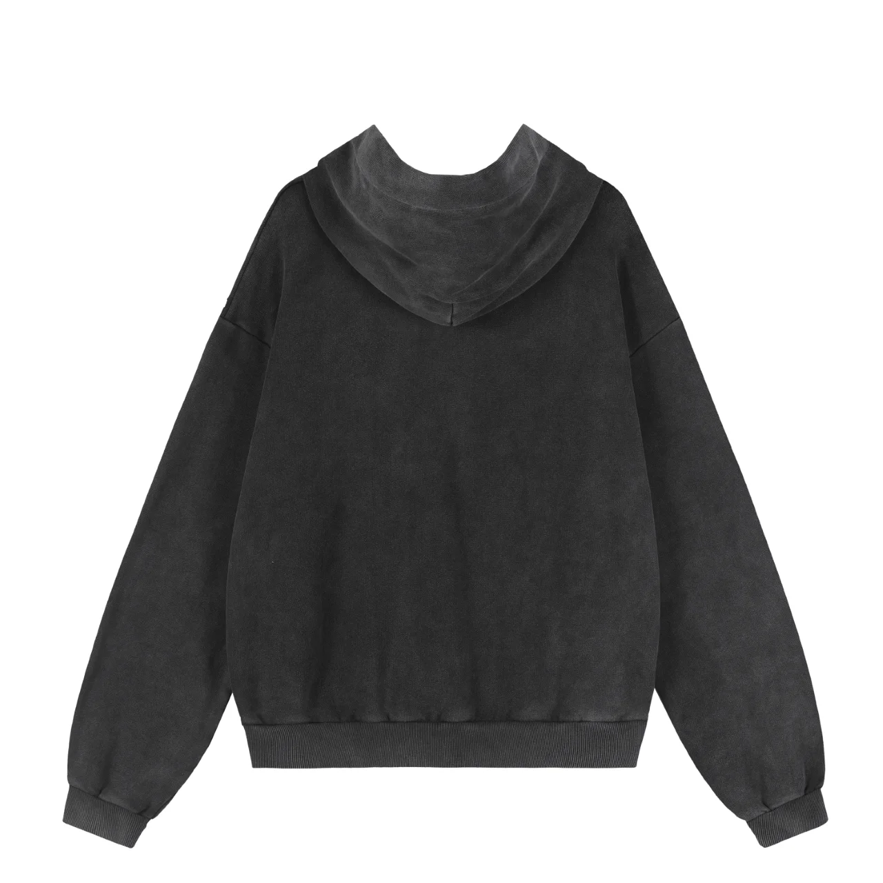 Washed Graphic Print Hoodie D14015503 — view 2