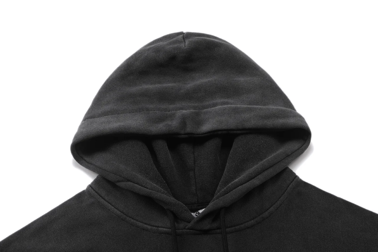 Washed Graphic Print Hoodie D14015503 — view 3
