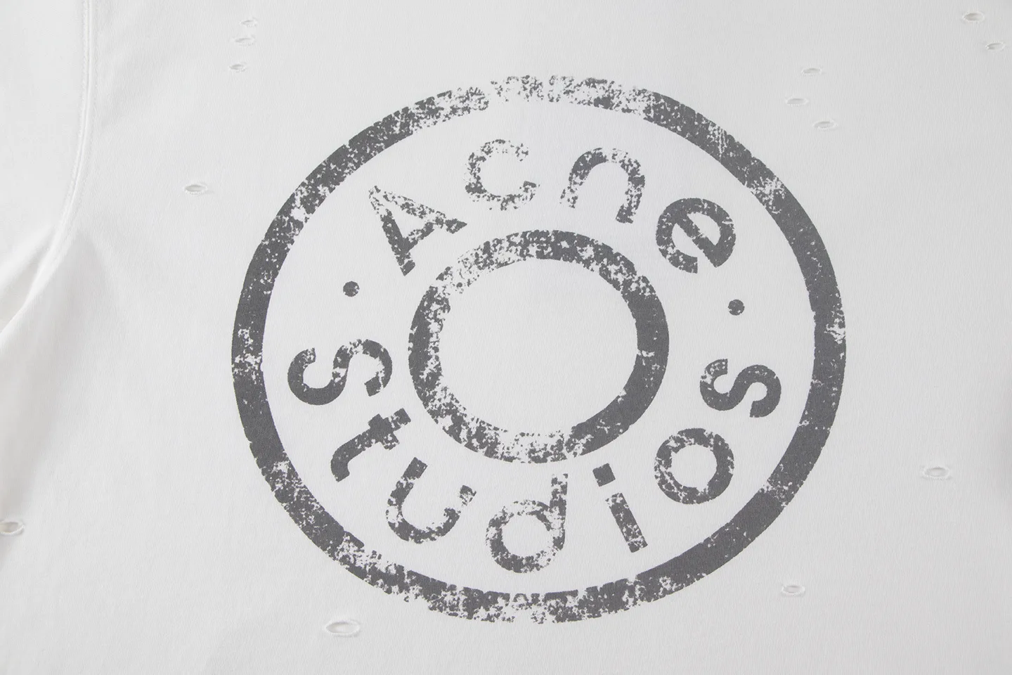 Distressed Logo Stamp Oversized T-Shirt D11011379 — view 4