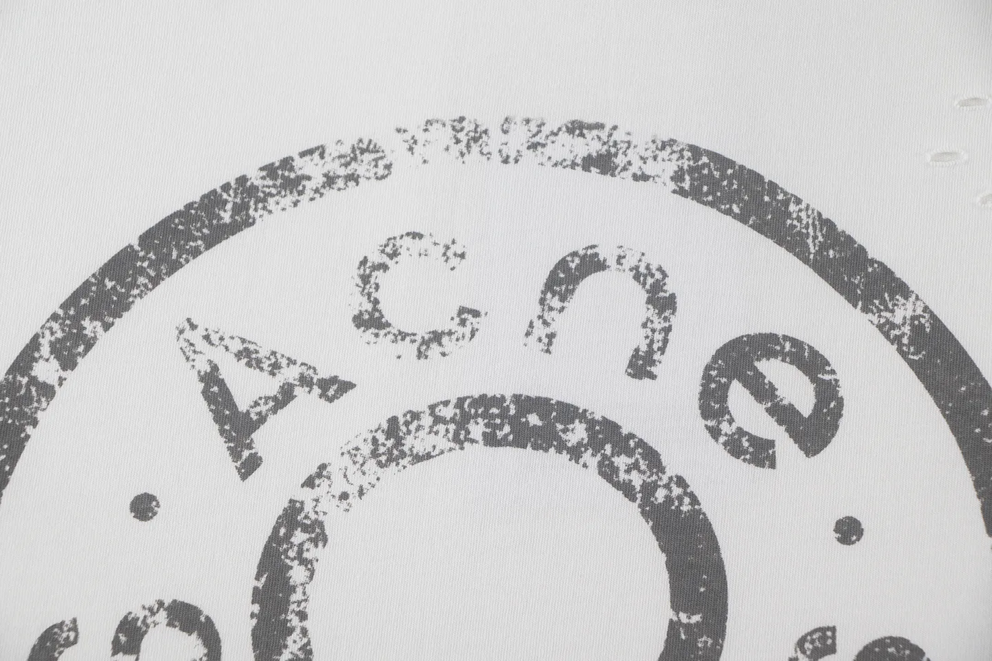 Distressed Logo Stamp Oversized T-Shirt D11011379 — view 5