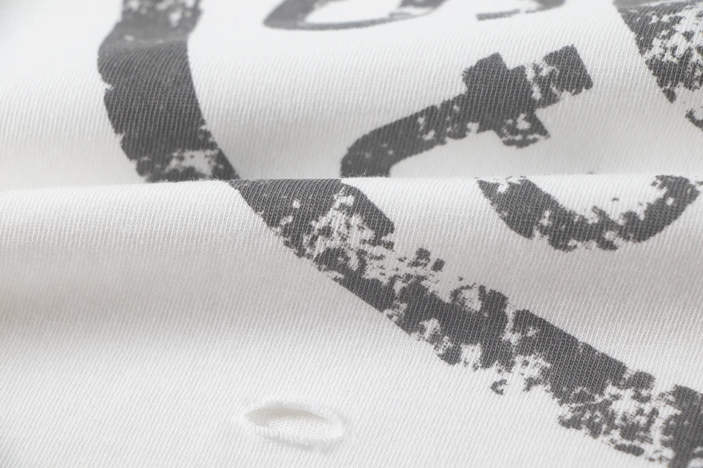 Distressed Logo Stamp Oversized T-Shirt D11011379 — view 6