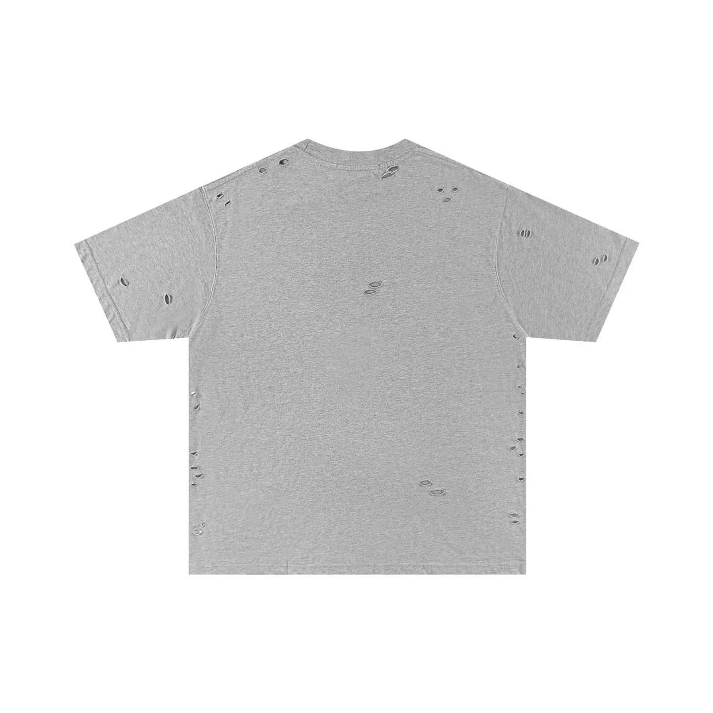 Distressed Logo-Print Cotton T-Shirt D11011381 — view 3