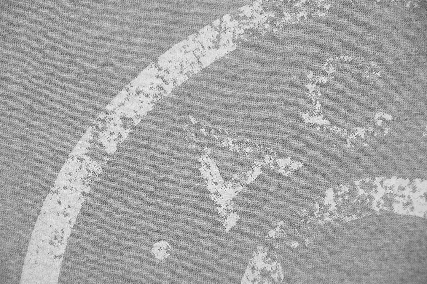 Distressed Logo-Print Cotton T-Shirt D11011381 — view 5