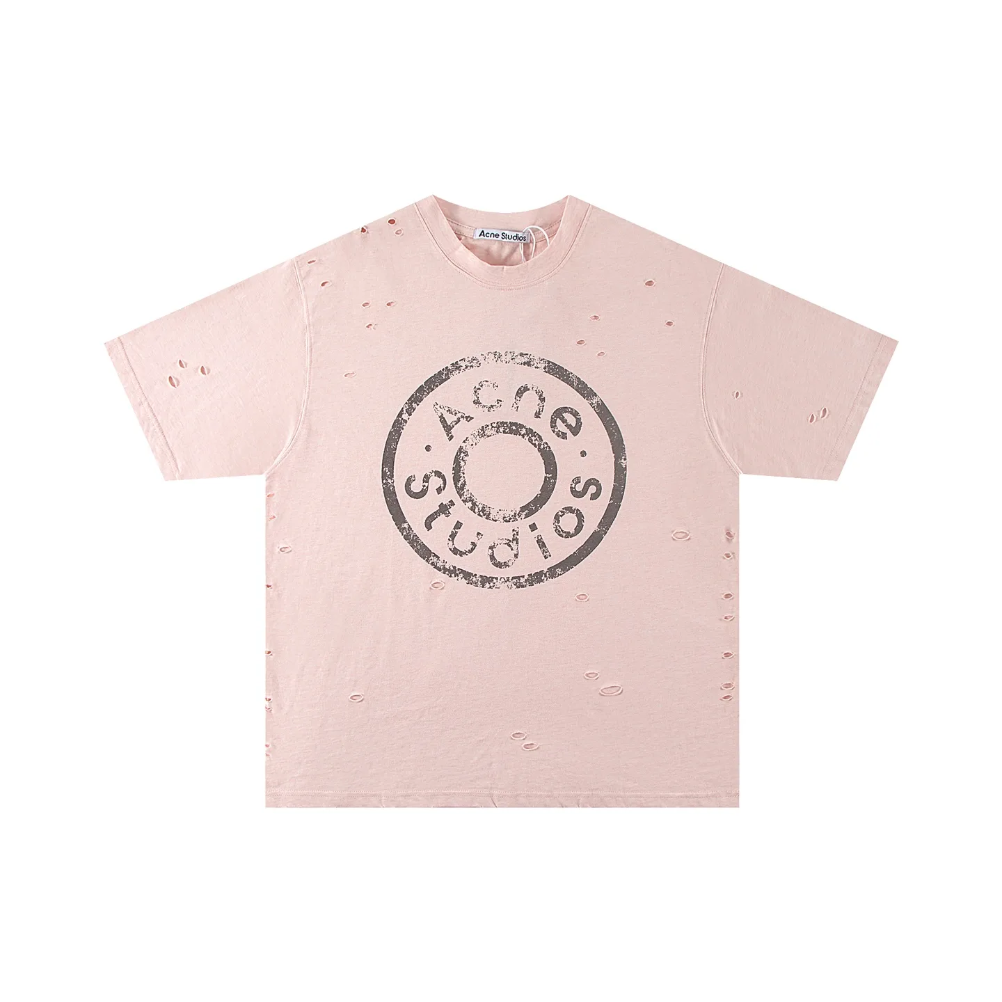 Distressed Logo-Print Cotton T-Shirt D11011380 — view 2