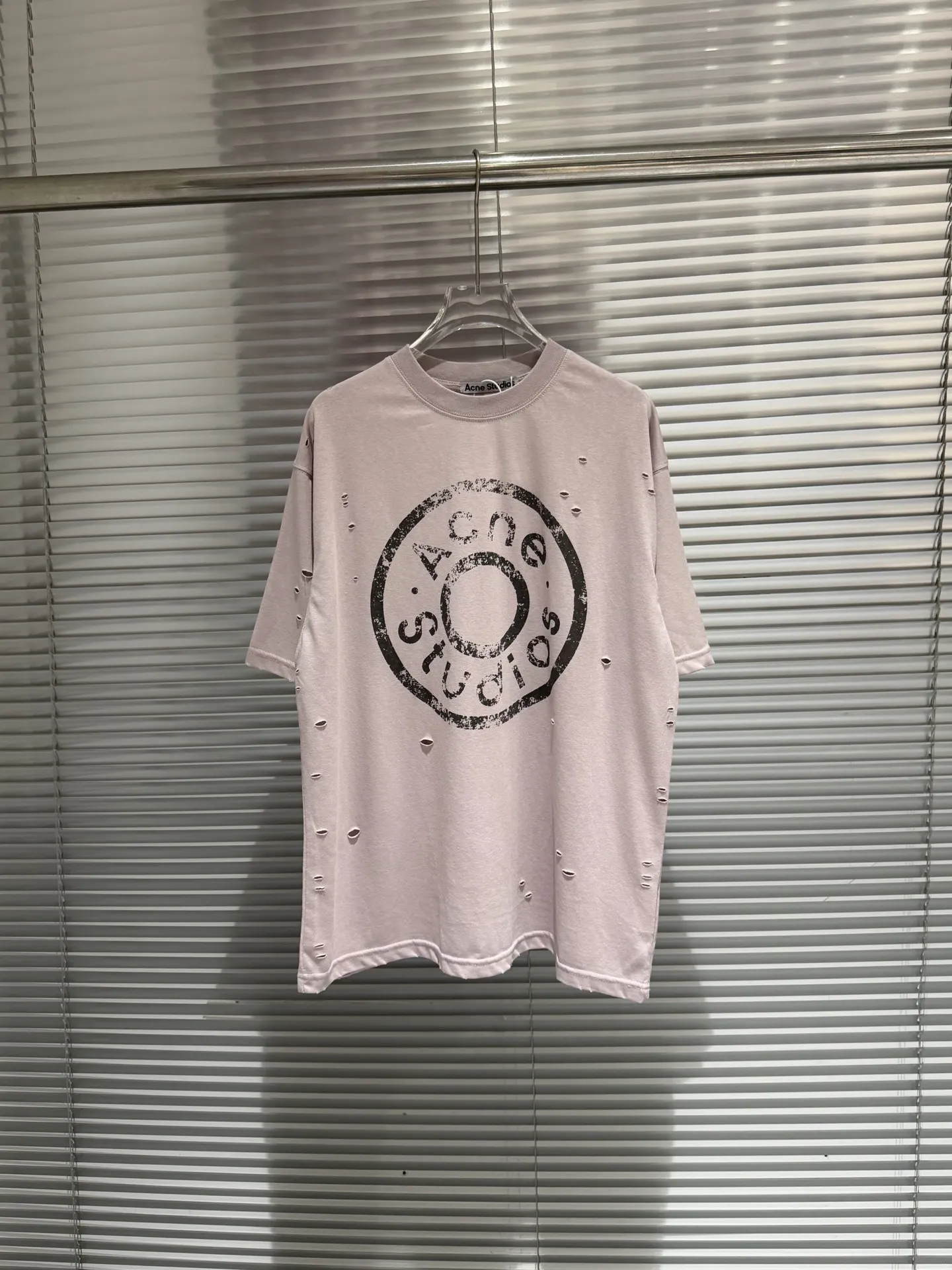 Distressed Logo-Print Cotton T-Shirt D9511367