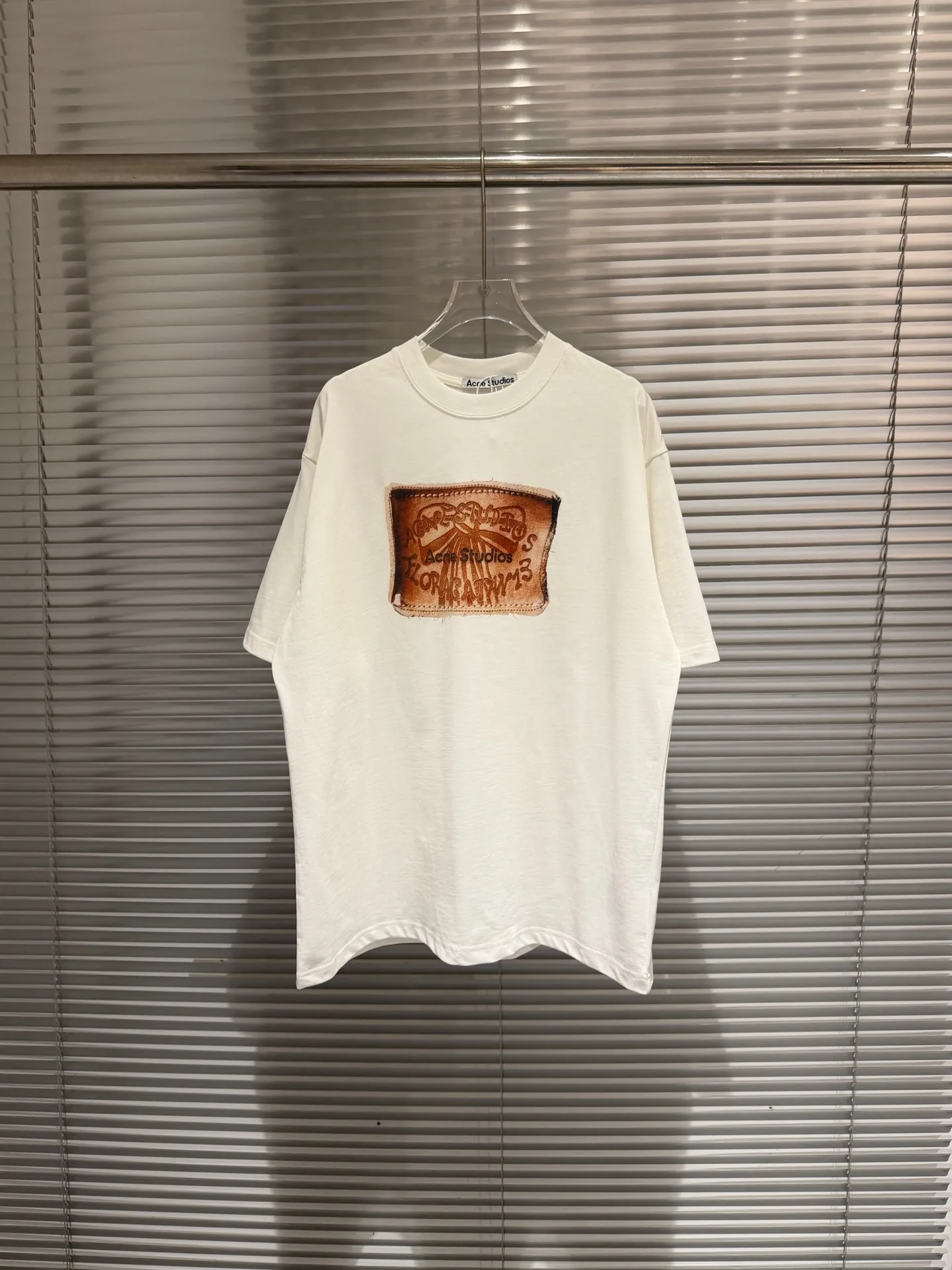 Distressed Patch Logo Oversized T-Shirt D10011387 — view 9