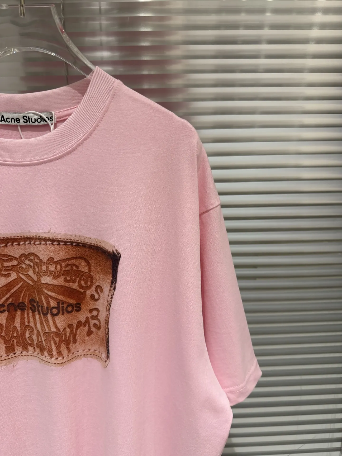Distressed Patch Logo Oversized T-Shirt D10011387 — view 13