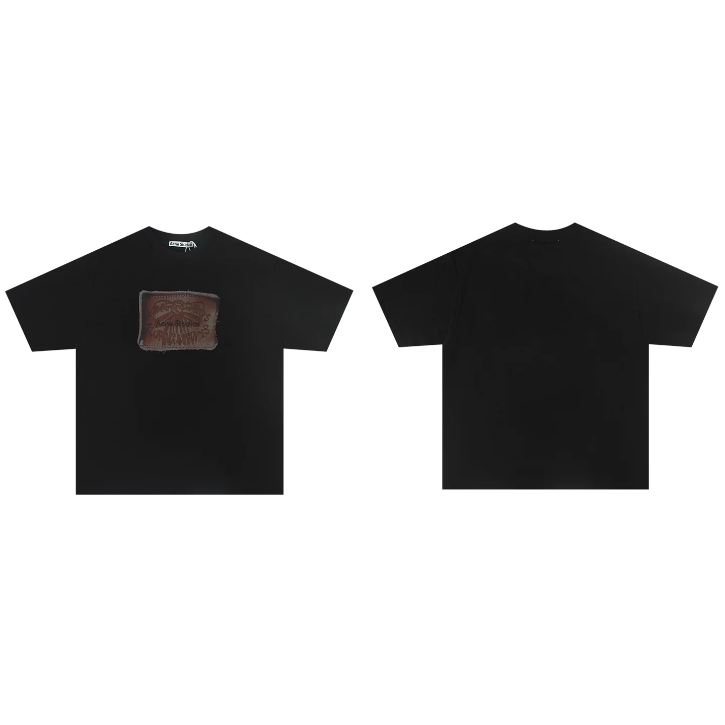 Logo Patch Oversized Cotton T-Shirt D10011390