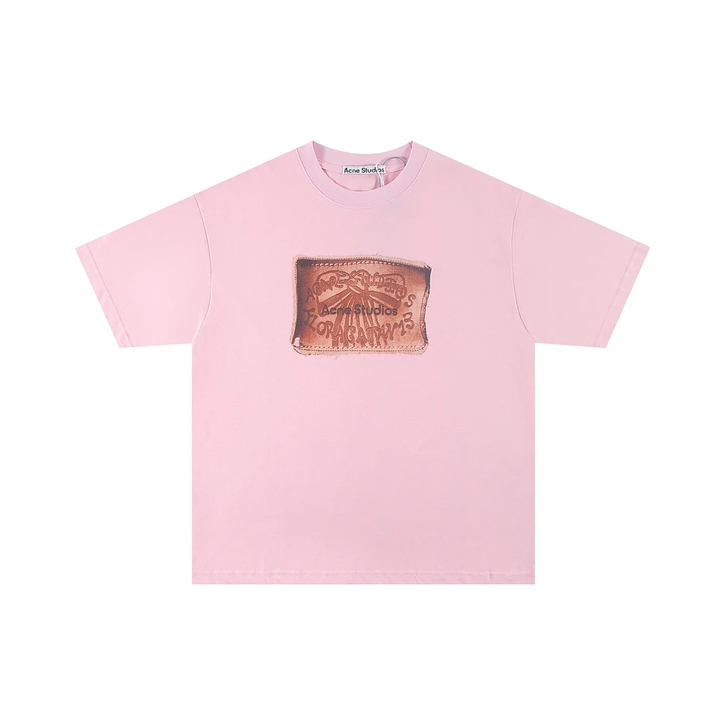 Distressed Patch Logo Oversized T-Shirt D10011388 — view 2